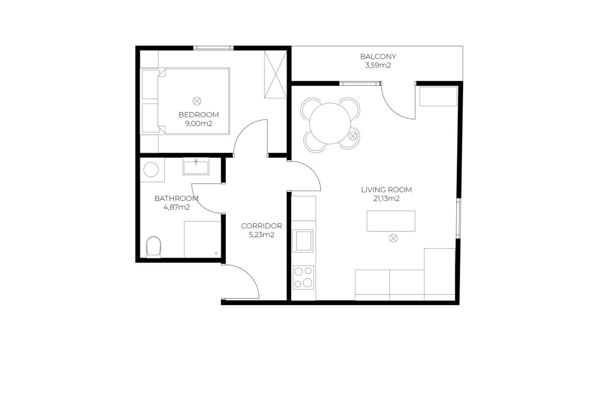 Apartament Free Parking I Balcony I 5 Min To Train Station *