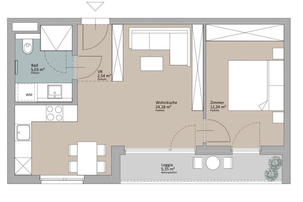 Apartament Free Parking I Balcony I 5 Min To Train Station