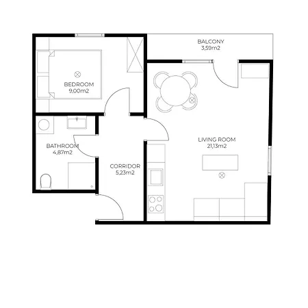 Ferienwohnung Free Parking I Balcony I 5 Min To Train Station Wien Exterior foto